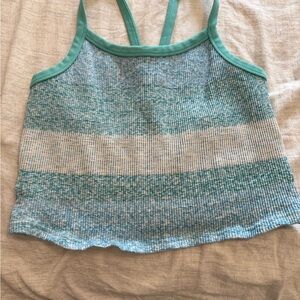 Natural Reflections Teal and White Camisole
